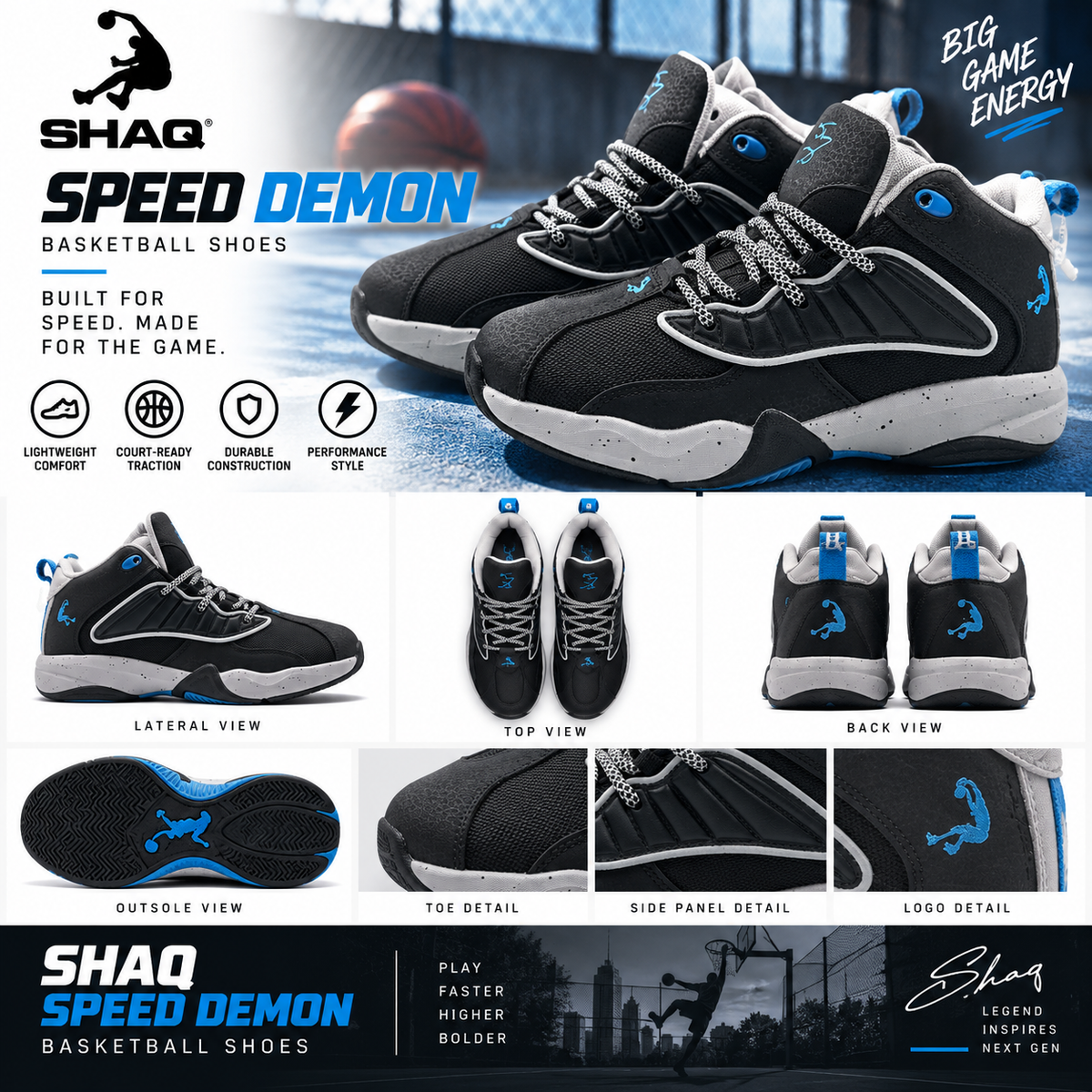SHAQ Speed Demon Basketball