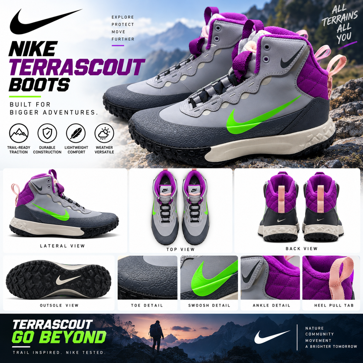 Nike TerraScout Boots
