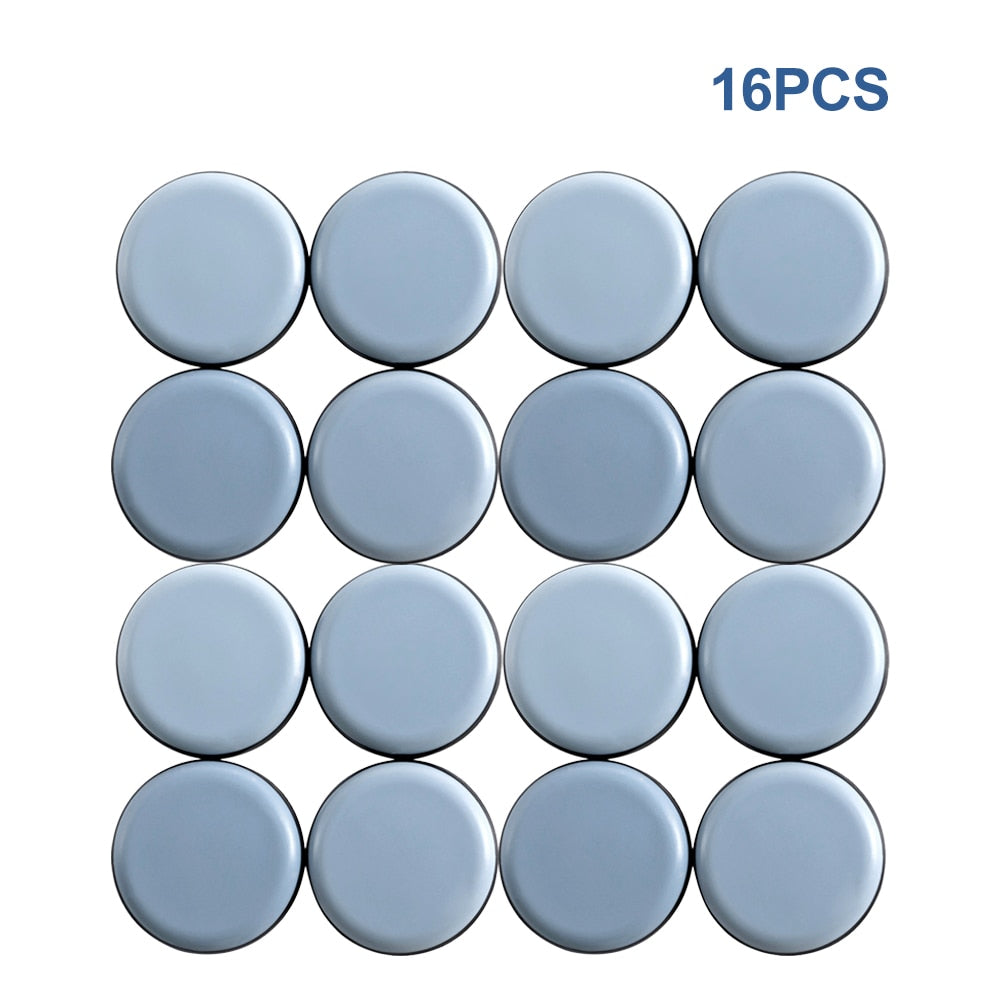 Furniture Legs Pads Sliders Self-Adhesive Moving Glides 16Pcs Mover pads