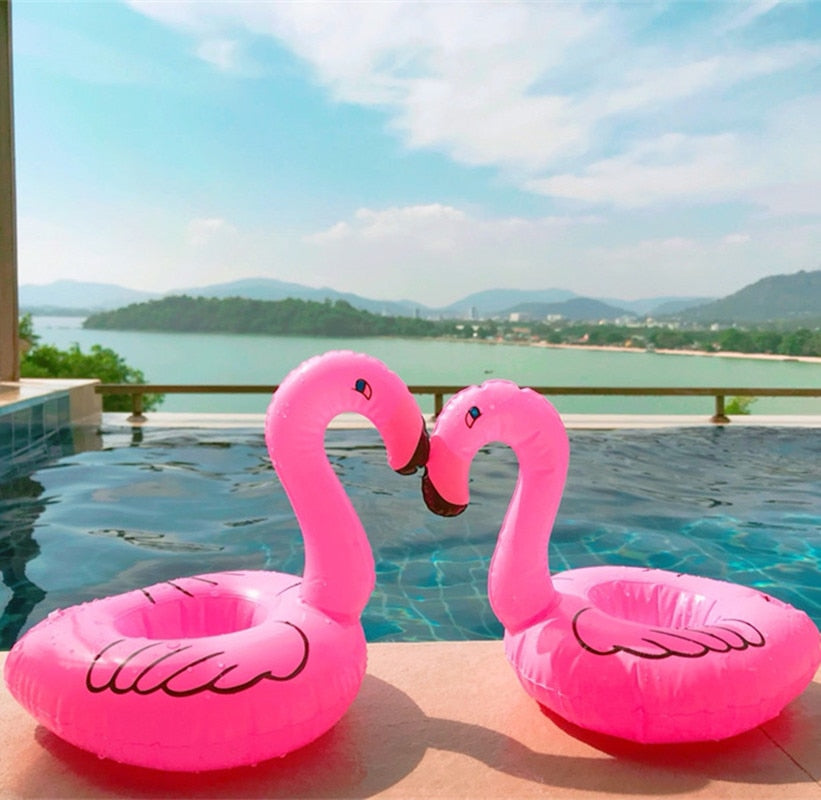 Floating Cup holder Tropical Flamingo Party DecorationGarden Pool Hawaii Party Hawaiian Toy Event Party Supplies