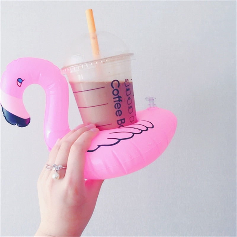 Floating Cup holder Tropical Flamingo Party DecorationGarden Pool Hawaii Party Hawaiian Toy Event Party Supplies