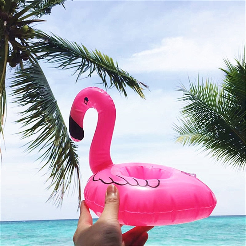 Floating Cup holder Tropical Flamingo Party DecorationGarden Pool Hawaii Party Hawaiian Toy Event Party Supplies