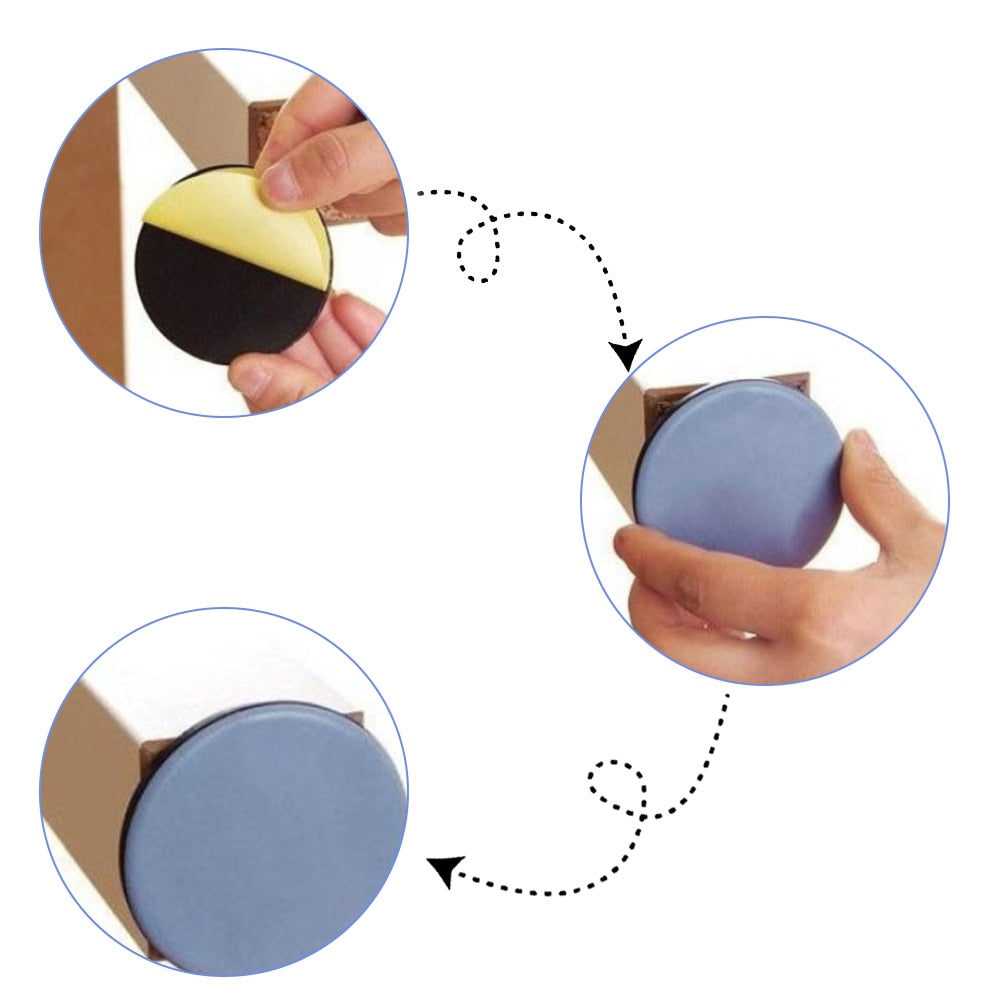 Furniture Legs Pads Sliders Self-Adhesive Moving Glides 16Pcs Mover pads