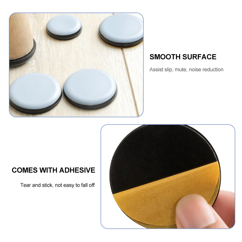 Furniture Legs Pads Sliders Self-Adhesive Moving Glides 16Pcs Mover pads