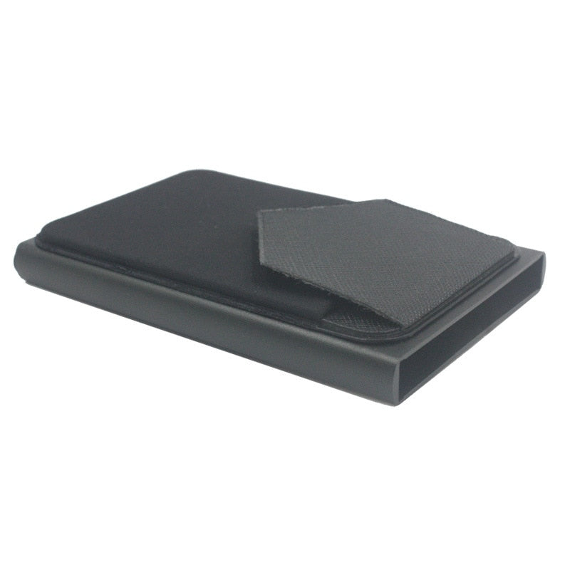 Wallet minimalistic Pop Up ID RFID Card Male Wallet Mini Package Aluminum Metal Protective Gear Storage Bag Smart Quick Release Women Wallet