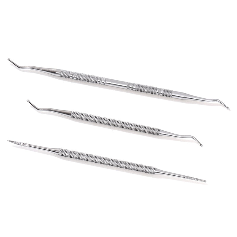 Hook Ingrown Double Ended Ingrown Toe Correction Lifter File Toe Nail Care Manicure Pedicure Toenails Clean Foot Care Tool