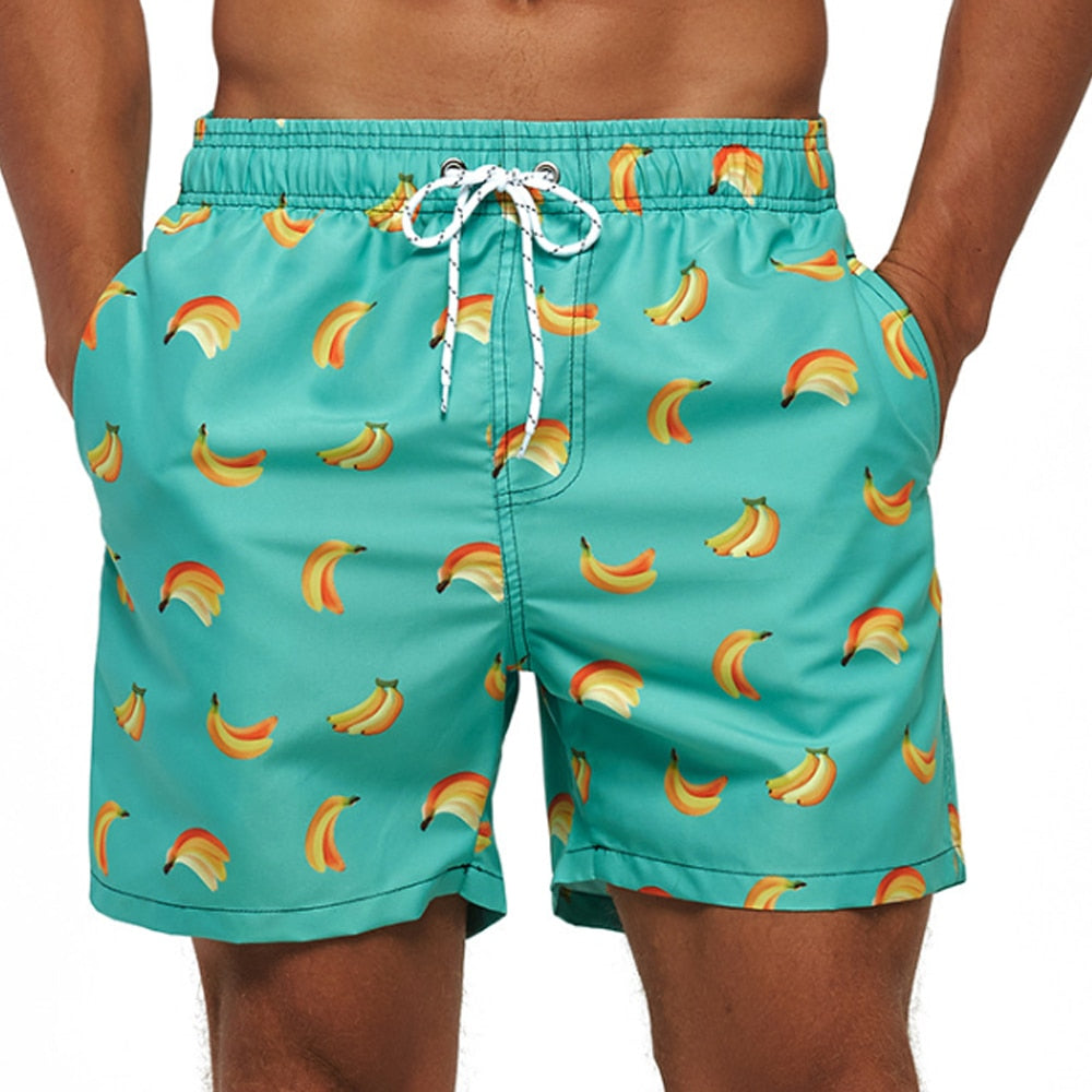 Men's Shorts Casual Cotton Workout Short Pants Drawstring Beach Shorts With Pockets Swim Trunks Stripe Plus size Beach Shorts