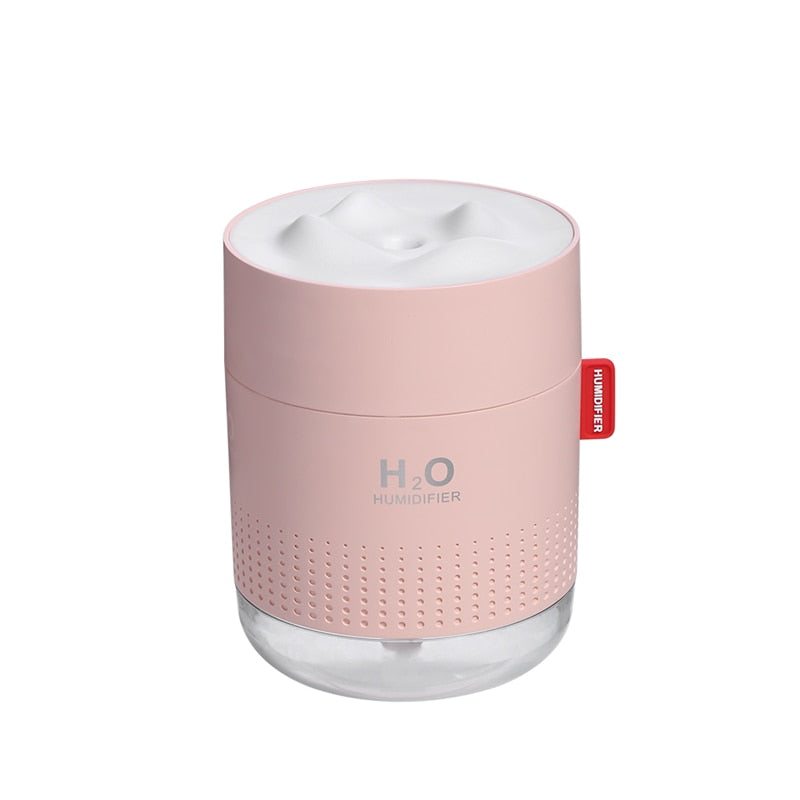 Ultrasonic Air Humidifier with Romantic Lamp USB Car Mist Maker Aroma Oil Diffuser Aromatherapy Humidifiers 500ML Large Capacity
