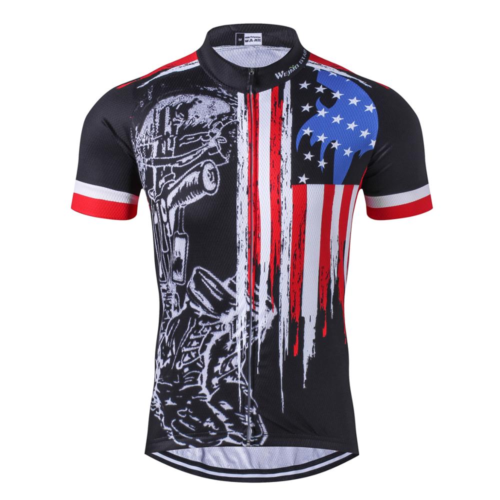 Cycling Weimostar 2022 Summer Mens Cycling Jersey Shirt Racing Sport Bicycle Shirt Ropa Ciclismo Pro Team MTB Bike Jersey Cycling Wear