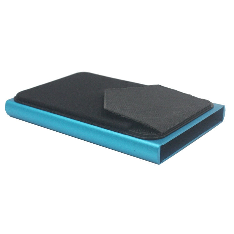 Wallet minimalistic Pop Up ID RFID Card Male Wallet Mini Package Aluminum Metal Protective Gear Storage Bag Smart Quick Release Women Wallet
