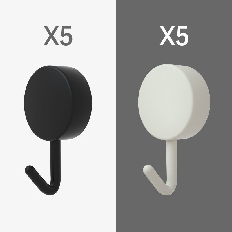 Wall Hooks Strong Without Drilling 10PCS Self Adhesive