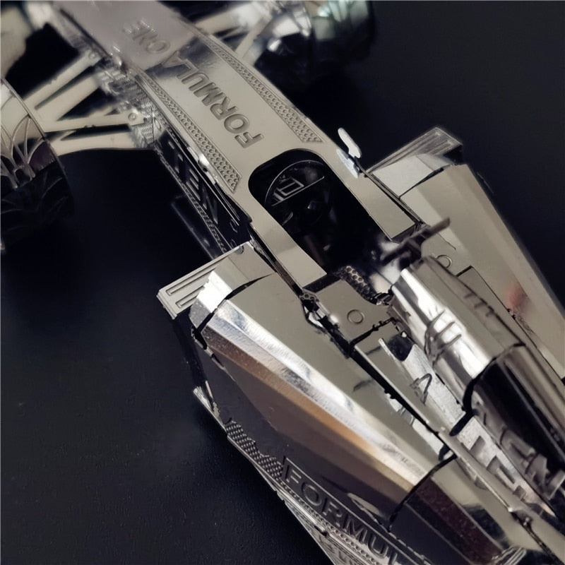 DIY Metal model kit F1 Racing vehicle