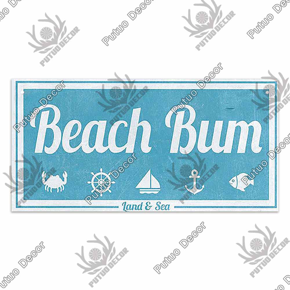 Patio Decor Beach Signs Hanging Plaque Summer Wood Wall Plaque Wooden Signs for Beach House Decoration Bar Beach Tent Decor