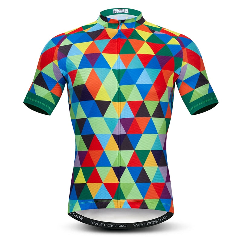Cycling Weimostar 2022 Summer Mens Cycling Jersey Shirt Racing Sport Bicycle Shirt Ropa Ciclismo Pro Team MTB Bike Jersey Cycling Wear