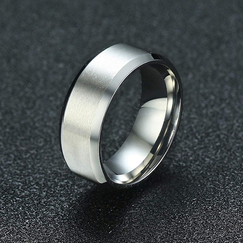 Men Ring Stainless Steel Wedding Jewelry Horus VNOX all sizes