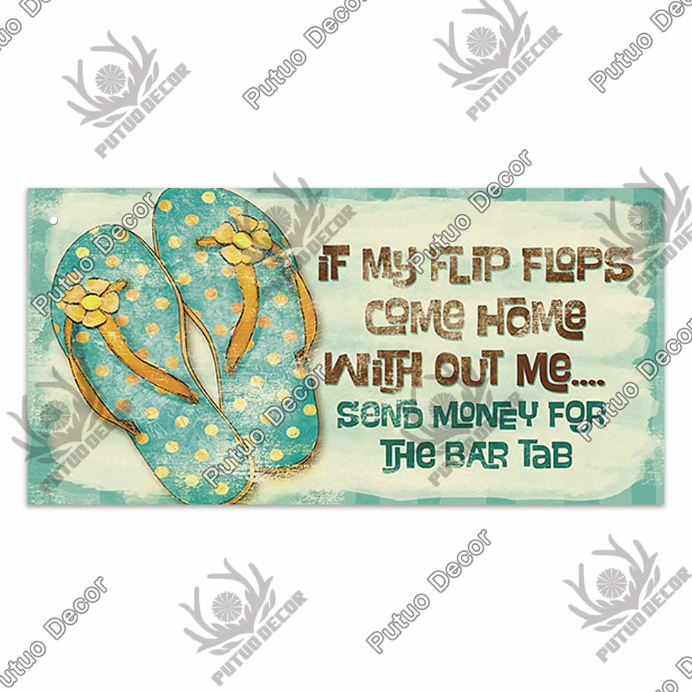 Patio Decor Beach Signs Hanging Plaque Summer Wood Wall Plaque Wooden Signs for Beach House Decoration Bar Beach Tent Decor