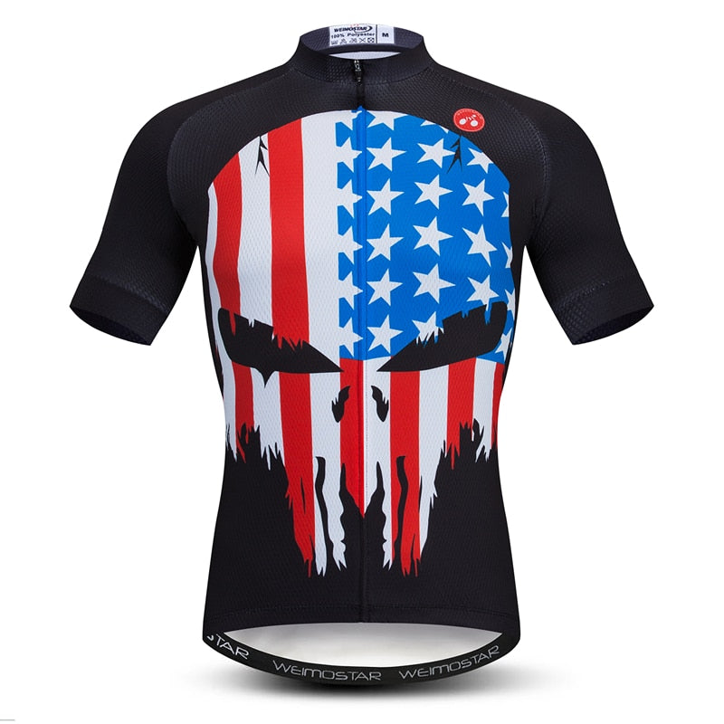 Cycling Weimostar 2022 Summer Mens Cycling Jersey Shirt Racing Sport Bicycle Shirt Ropa Ciclismo Pro Team MTB Bike Jersey Cycling Wear