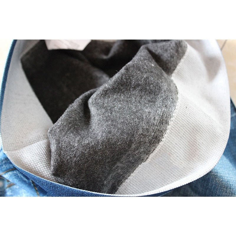 Sexy Leggings Women Lined Spring Autumn Print Jeans Sportwear Slim Jeggings Two Real Pockets Woman Fitness Pants