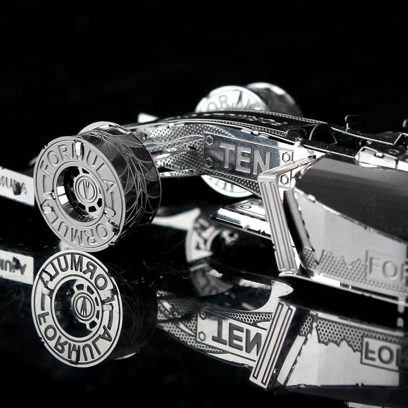 DIY Metal model kit F1 Racing vehicle