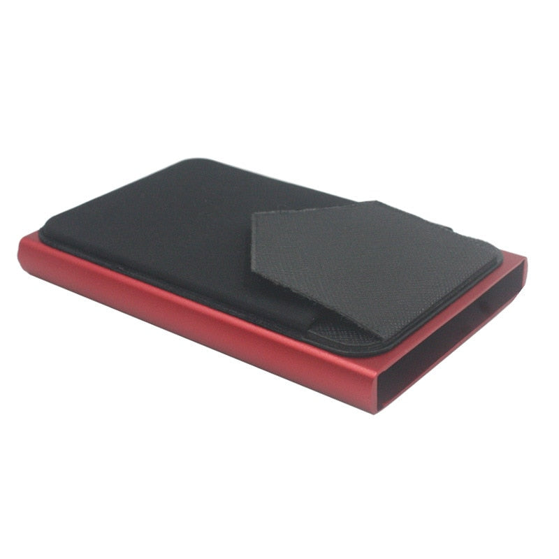 Wallet minimalistic Pop Up ID RFID Card Male Wallet Mini Package Aluminum Metal Protective Gear Storage Bag Smart Quick Release Women Wallet