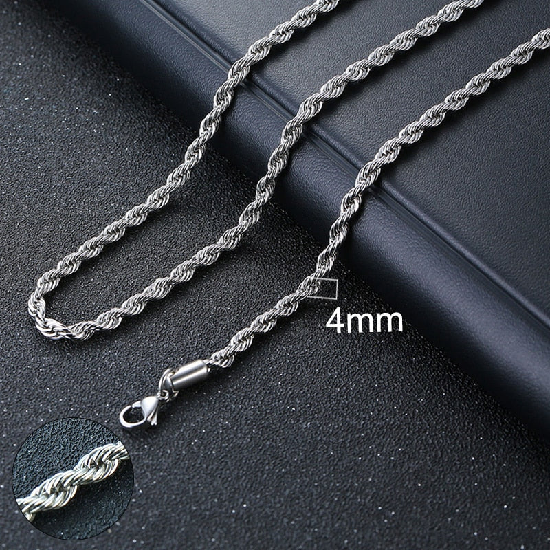Vnox Cuban Chain Necklace for Men Women, Basic Punk Stainless Steel Curb Link Chain Chokers,Vintage Gold Color Solid Metal Colla