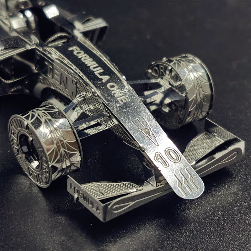 DIY Metal model kit F1 Racing vehicle