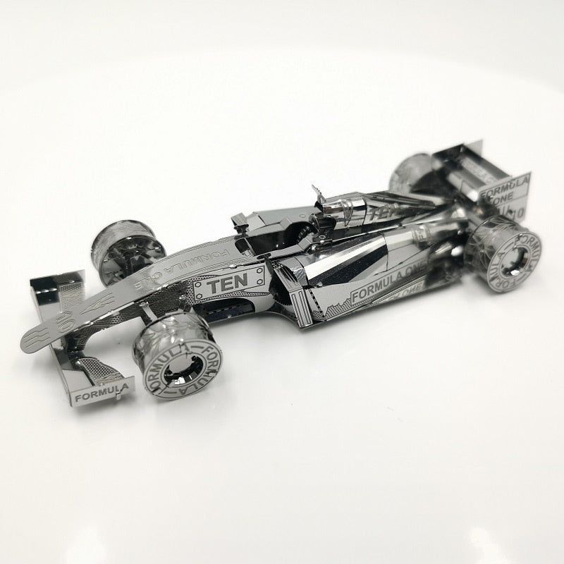 DIY Metal model kit F1 Racing vehicle