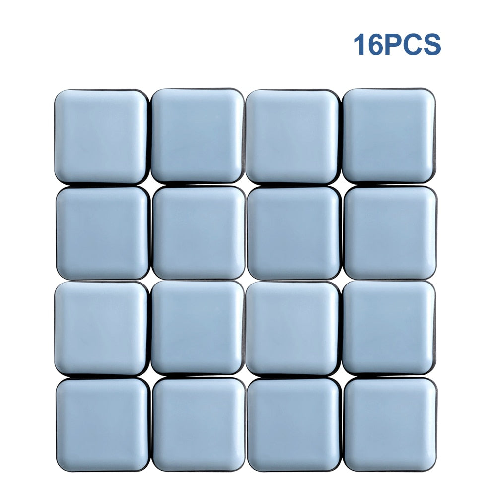 Furniture Legs Pads Sliders Self-Adhesive Moving Glides 16Pcs Mover pads