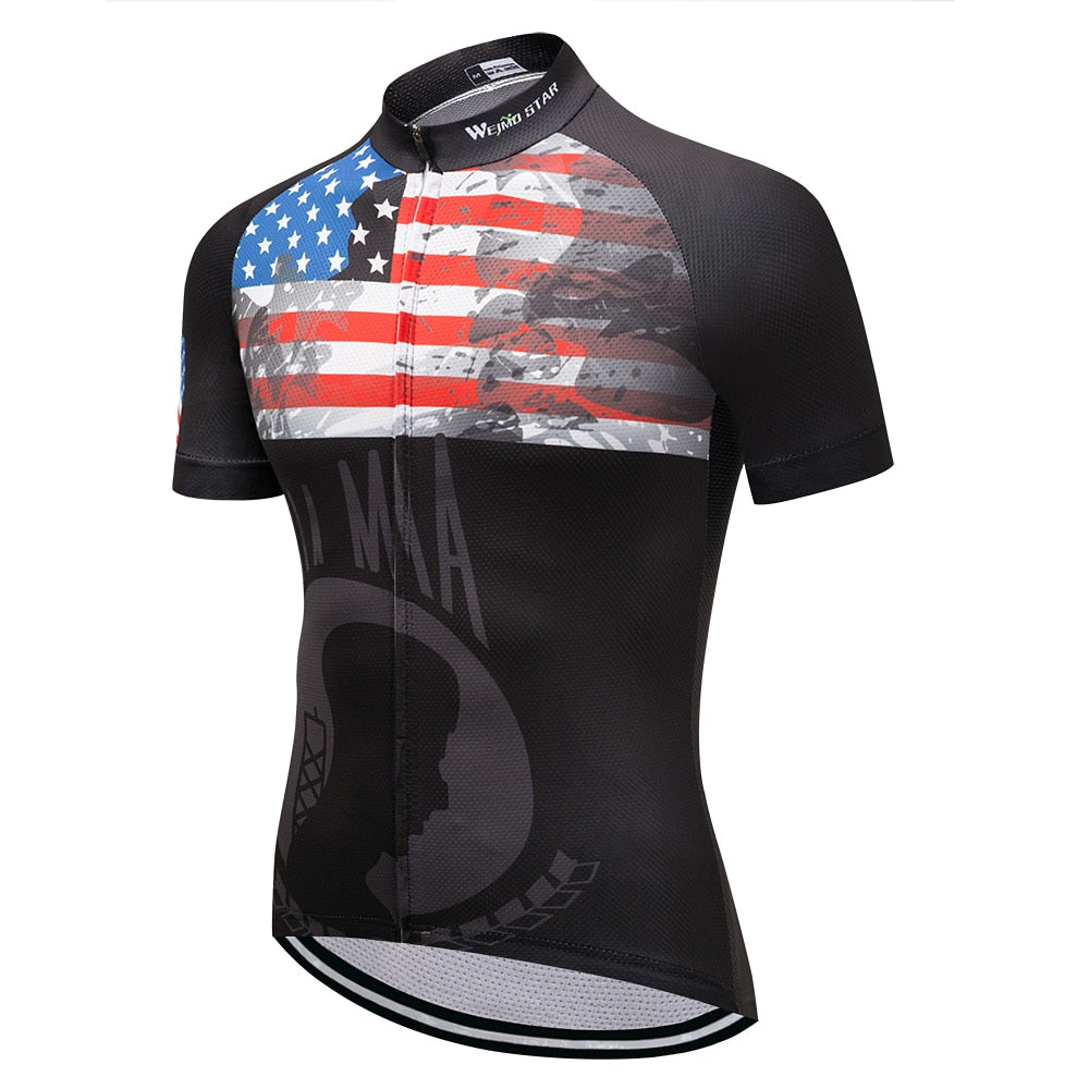 Cycling Weimostar 2022 Summer Mens Cycling Jersey Shirt Racing Sport Bicycle Shirt Ropa Ciclismo Pro Team MTB Bike Jersey Cycling Wear