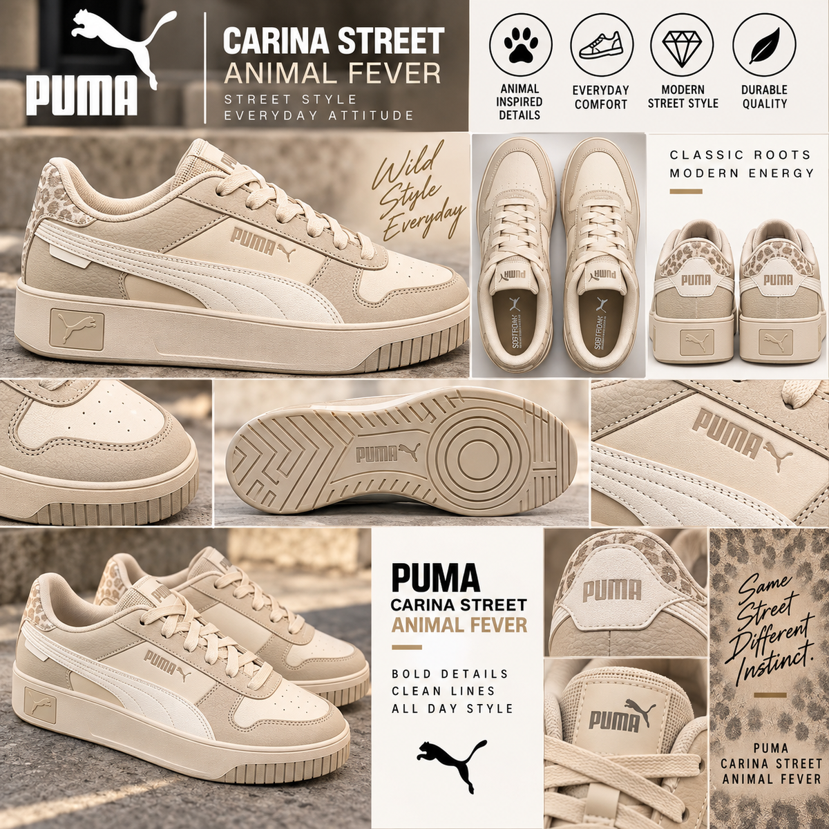Puma Carina Street Animal Fever