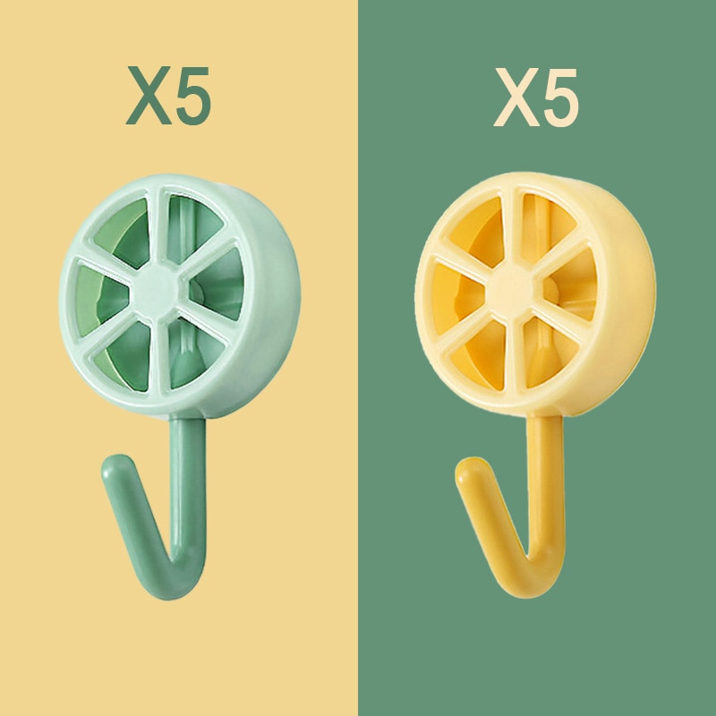 Wall Hooks Strong Without Drilling 10PCS Self Adhesive