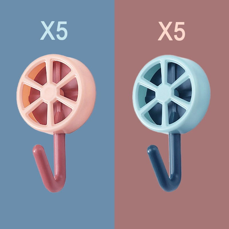 Wall Hooks Strong Without Drilling 10PCS Self Adhesive