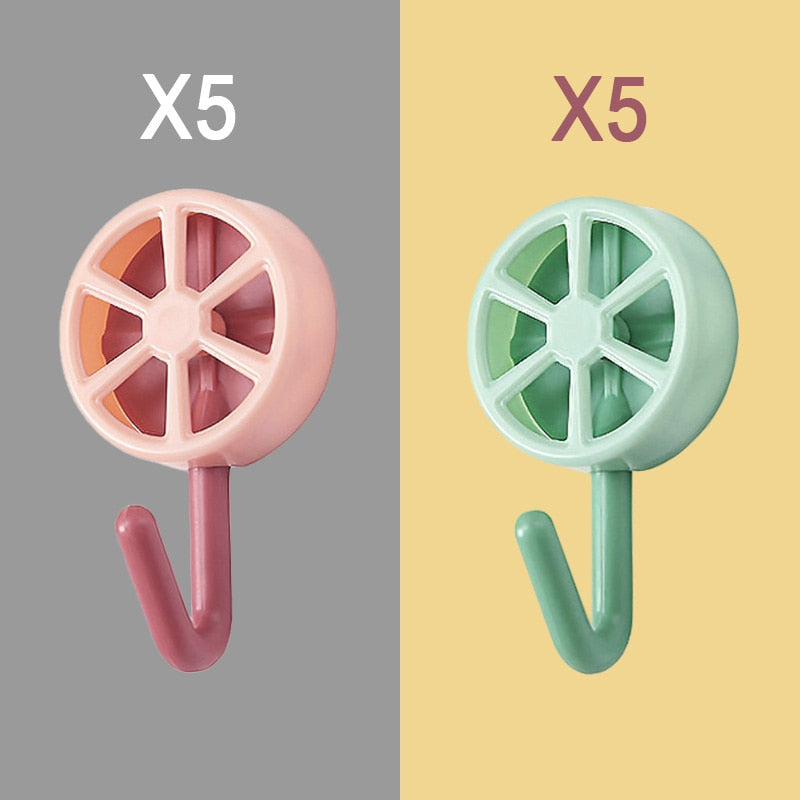 Wall Hooks Strong Without Drilling 10PCS Self Adhesive