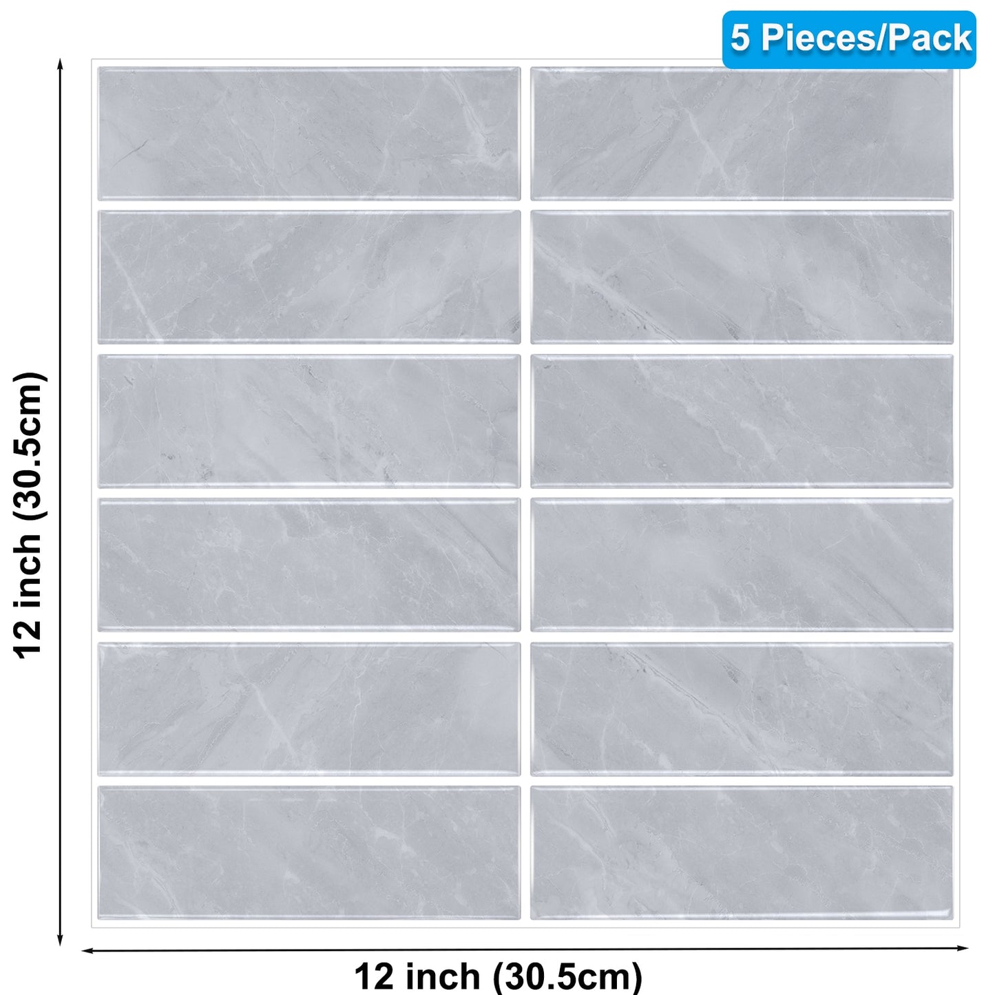Kitchen Wall 12x12 inch Peel And Stick Tiles Home Wallpaper