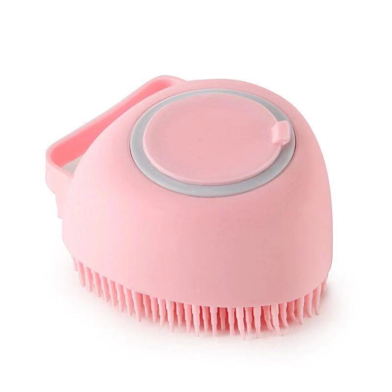 Puppy dog or cat Bath Massage Gloves Brush Soft Safety Silicone