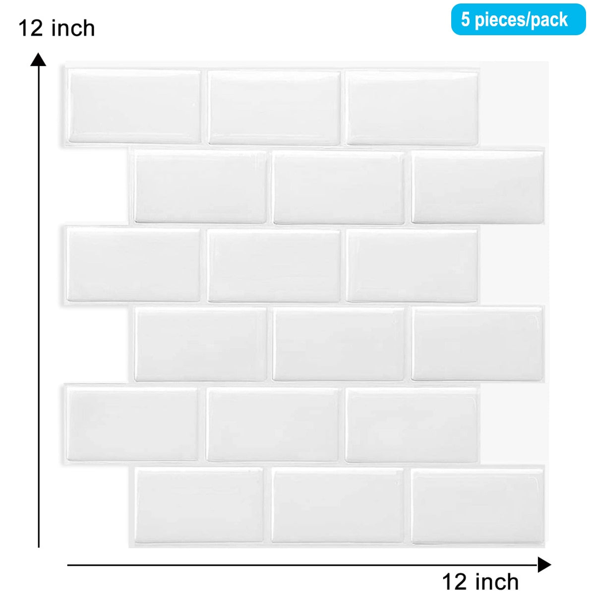 Kitchen Wall 12x12 inch Peel And Stick Tiles Home Wallpaper