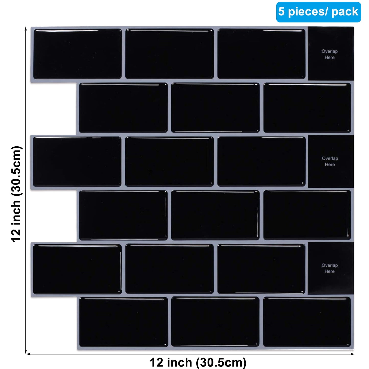 Kitchen Wall 12x12 inch Peel And Stick Tiles Home Wallpaper