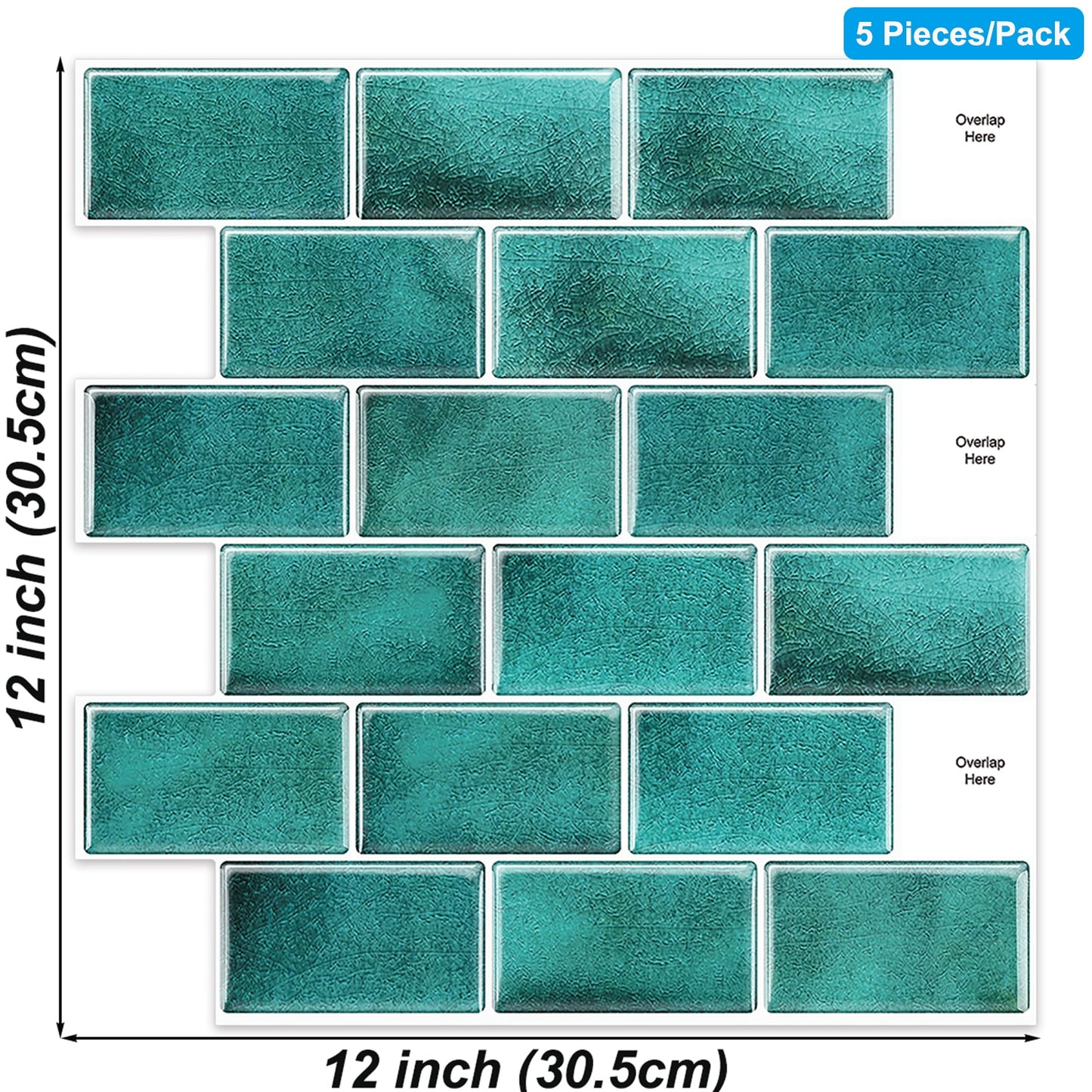 Kitchen Wall 12x12 inch Peel And Stick Tiles Home Wallpaper