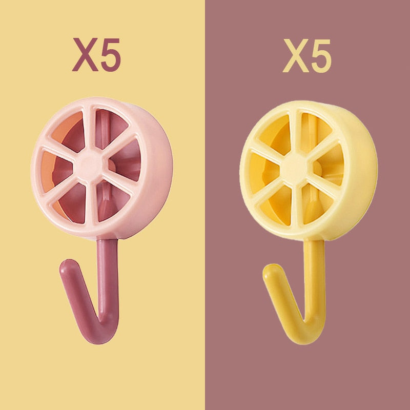 Wall Hooks Strong Without Drilling 10PCS Self Adhesive