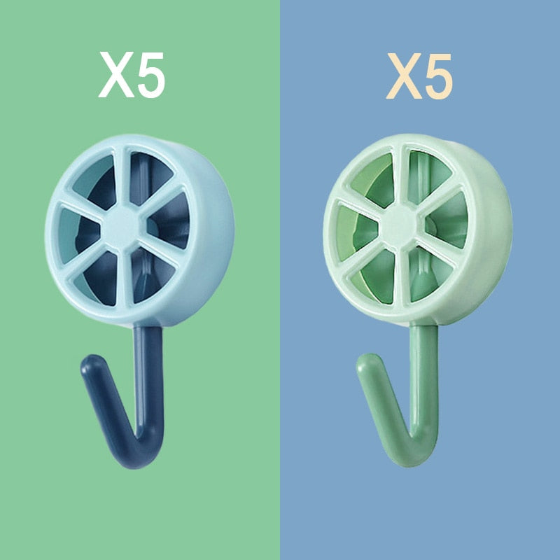 Wall Hooks Strong Without Drilling 10PCS Self Adhesive
