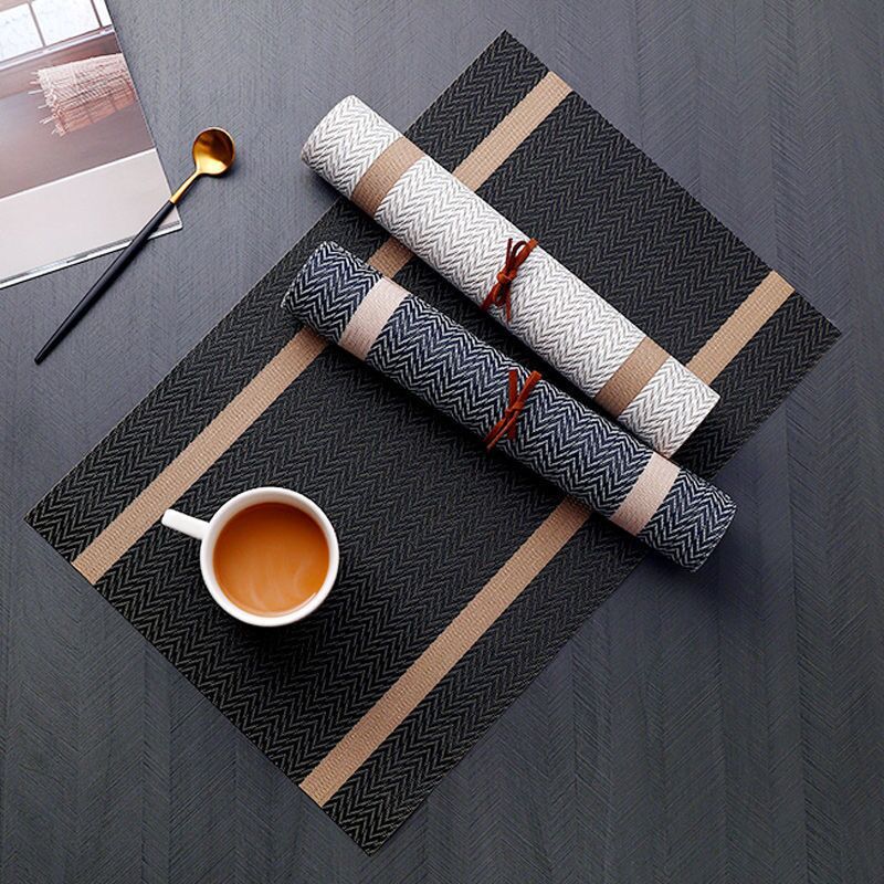 Placemat for Dining Table Mat Set Linens Place Mat Accessories Cup Wine Decorative Mat Placemats for Table set of 2 or 4