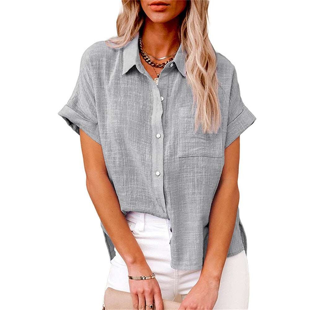 Casual Long Sleeve Birds Print Loose Shirts Women Oversized Cotton and Linen Blouses and Tops Vintage Streetwear Tunic Tees