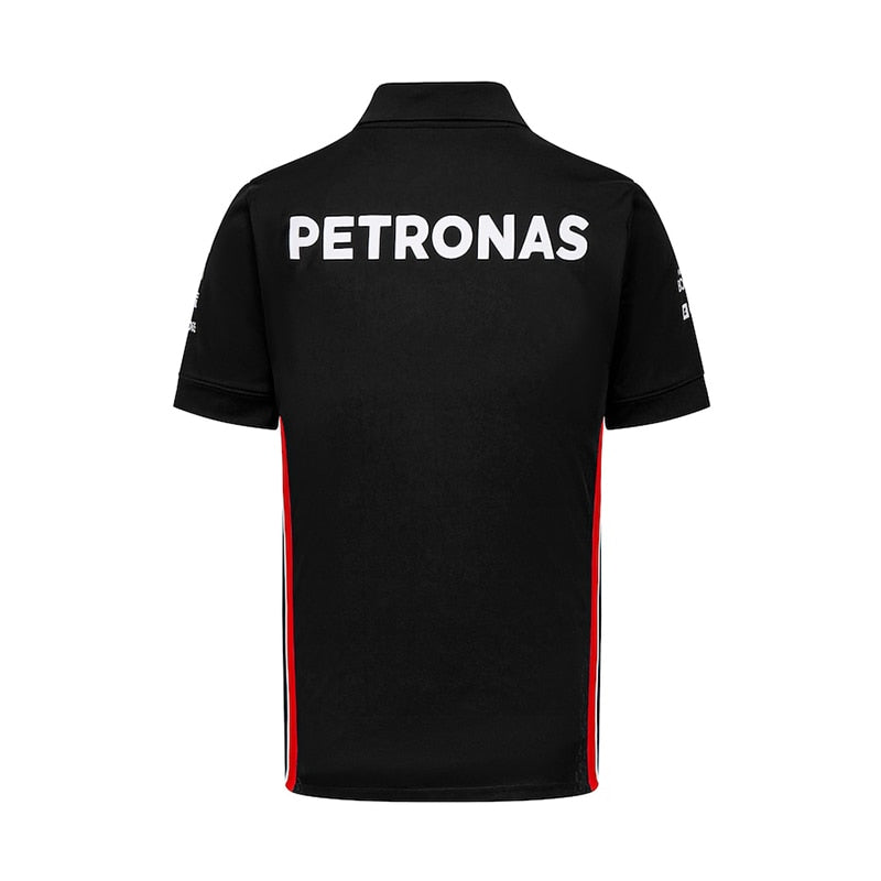 F1 racing black gold classic team driver's same short-sleeved POLO T-shirt 2023