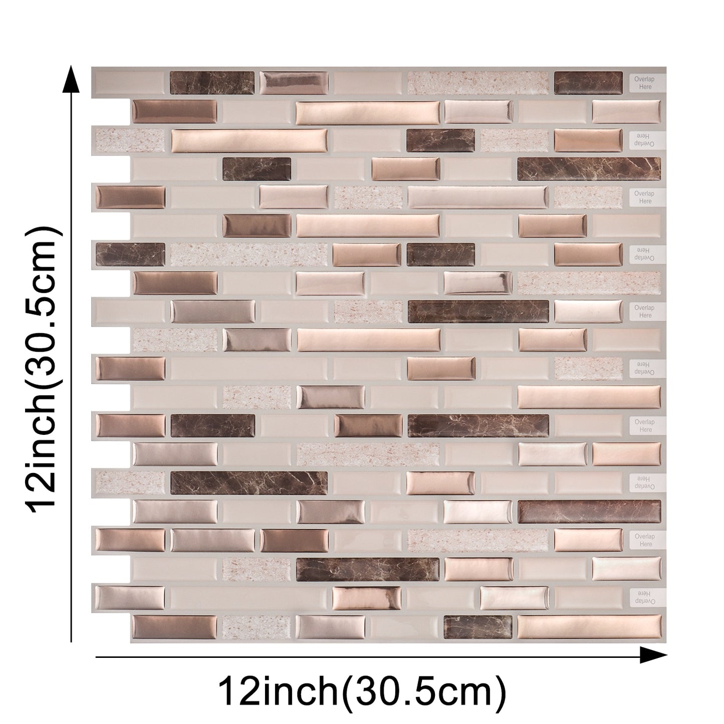 Kitchen Wall 12x12 inch Peel And Stick Tiles Home Wallpaper