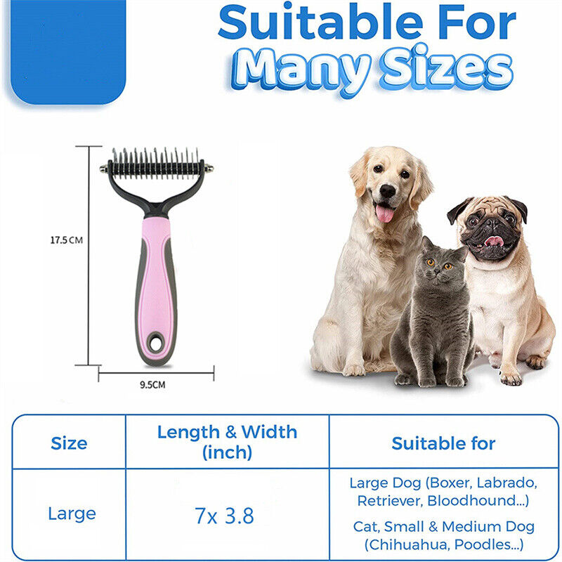 Grooming brush and deshredding tool
