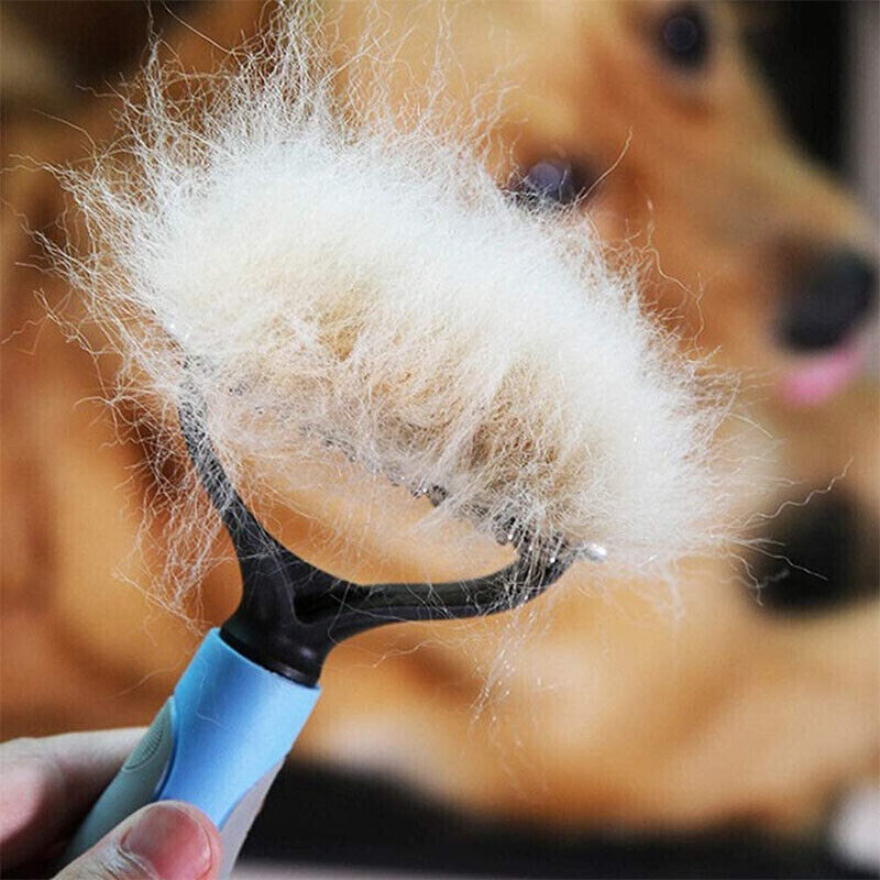 Grooming brush and deshredding tool