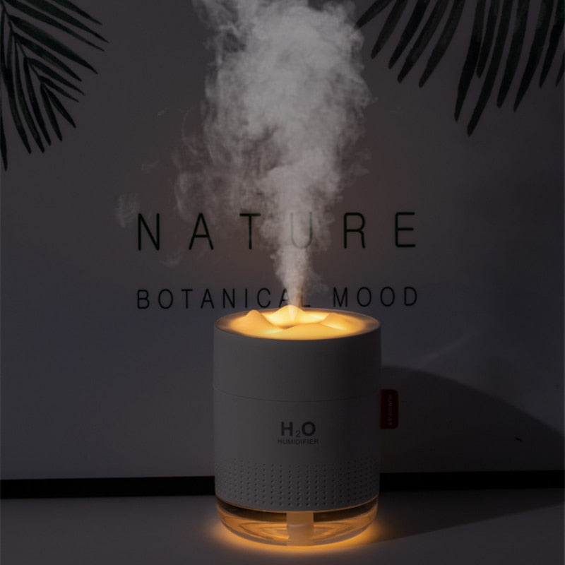 Ultrasonic Air Humidifier with Romantic Lamp USB Car Mist Maker Aroma Oil Diffuser Aromatherapy Humidifiers 500ML Large Capacity