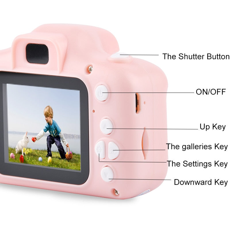 Kids Digital Camera Toys for Girls Boys 1080P HD Screen Outdoor Toys Birthday Gifts Camara Fotos Infantil Juguetes Para Niños