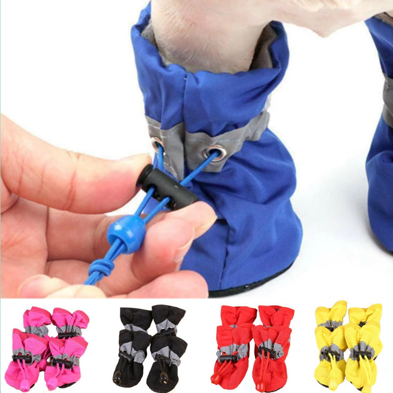 Dog Shoes waterproof Anti-slip Rain Boots Footwear For Small Cats Dogs Puppy Dog Pet Booties