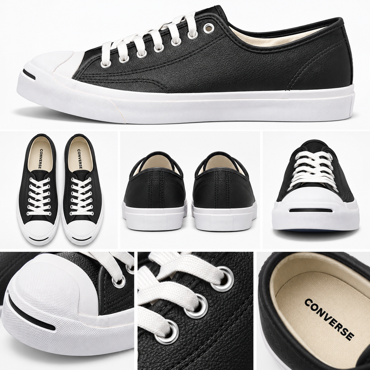 Converse Jack Purcell leather sneakers